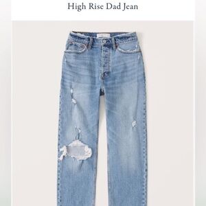 Abercrombie and Fitch curve love The Dad jeans Size 30/10 R